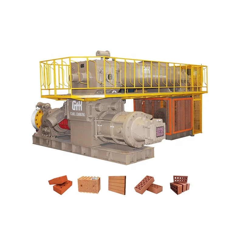 2024 Brick Making Machinery Double Stage Vacuum Extrusion Machine for Red Clay Brick Making