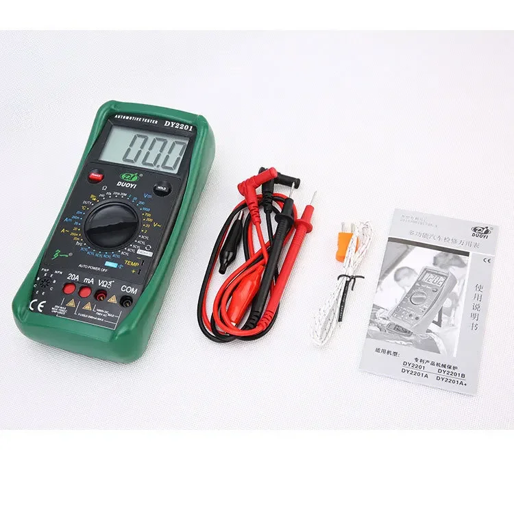 

DUOYI DY2201 Digital High Precision Electrician Maintenance Fully Automatic Automobile Multimeter Special for Car Repair