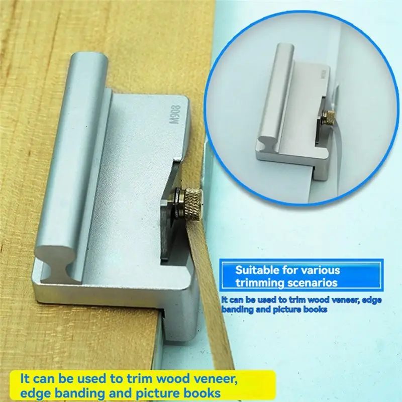 Wood Veneer Edge Banding Strip Cutter Manual PVC Scraping Tool Woodworking Pictorial Trimmer