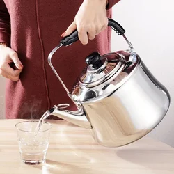2/1.5/1L Stainless Steel Kettle Water Boiling Household Large Capacity Boil Water Kettle Teakettle Thickened Gas Stove Induction