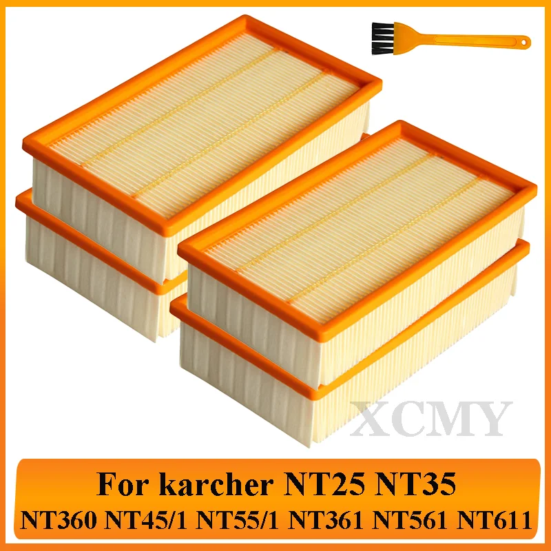 Accessoires de filtre Hepa pour (Karcher NT25 NT35 NT360 NT45/1 NT55/1 NT361 NT561 NT611) filtres HEPA pour aspirateur