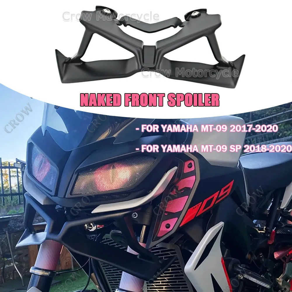 

Motorcycle Downforce Naked Frontal Spoilers Winglet Aerodynamic Wing Front Spoiler Kit For Yamaha MT-09 MT09 SP 2017-2020