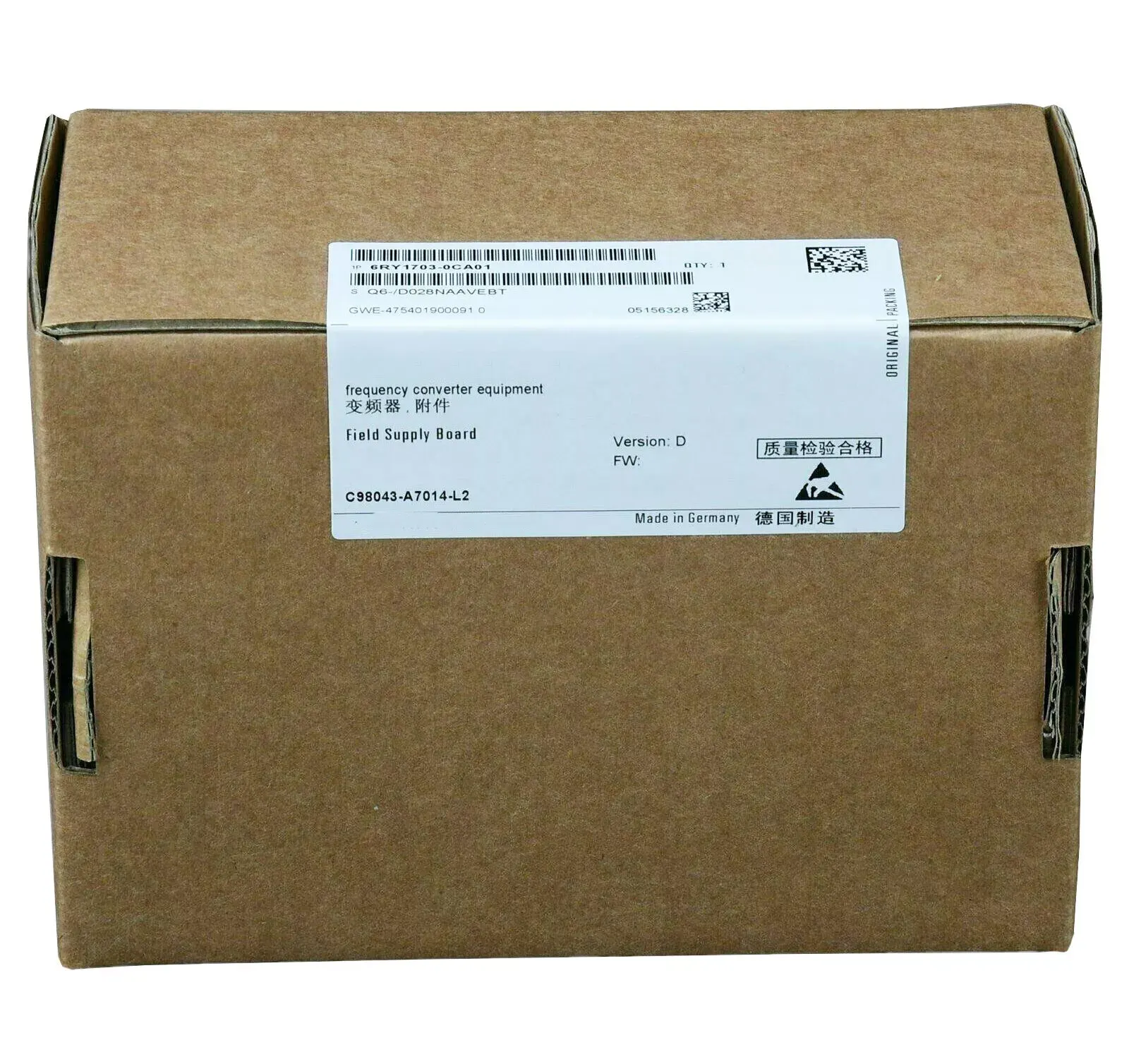 

Brand New 6RY1703-0CA01 6RY1703-0CA03 Warranty One-year