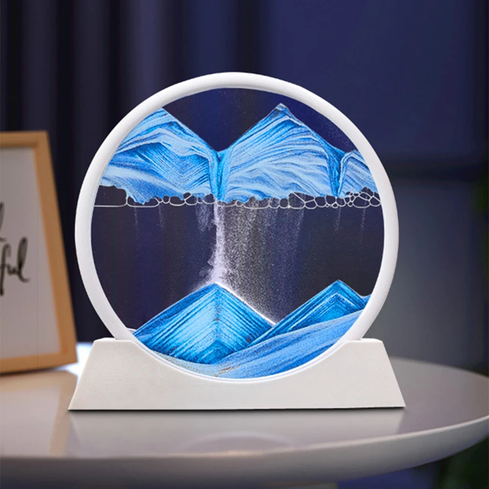 

Компактная живопись 3D декоративное зыбучее песочное украшение для дома, офиса, рабочего стола, гостиной, спальни, песочное художественное изображение