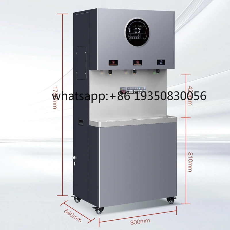 100L Stainless Steel Commercial Independent Cold & Hot Drinking Water Dispenser with LED Display