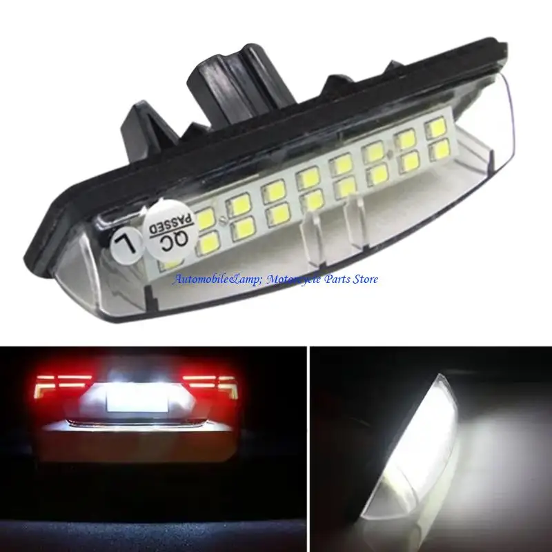 H7BD 2835 LED License 18PCS Chips No Flickering Design For Is200 Ls430 Gs400 Es300 Es330
