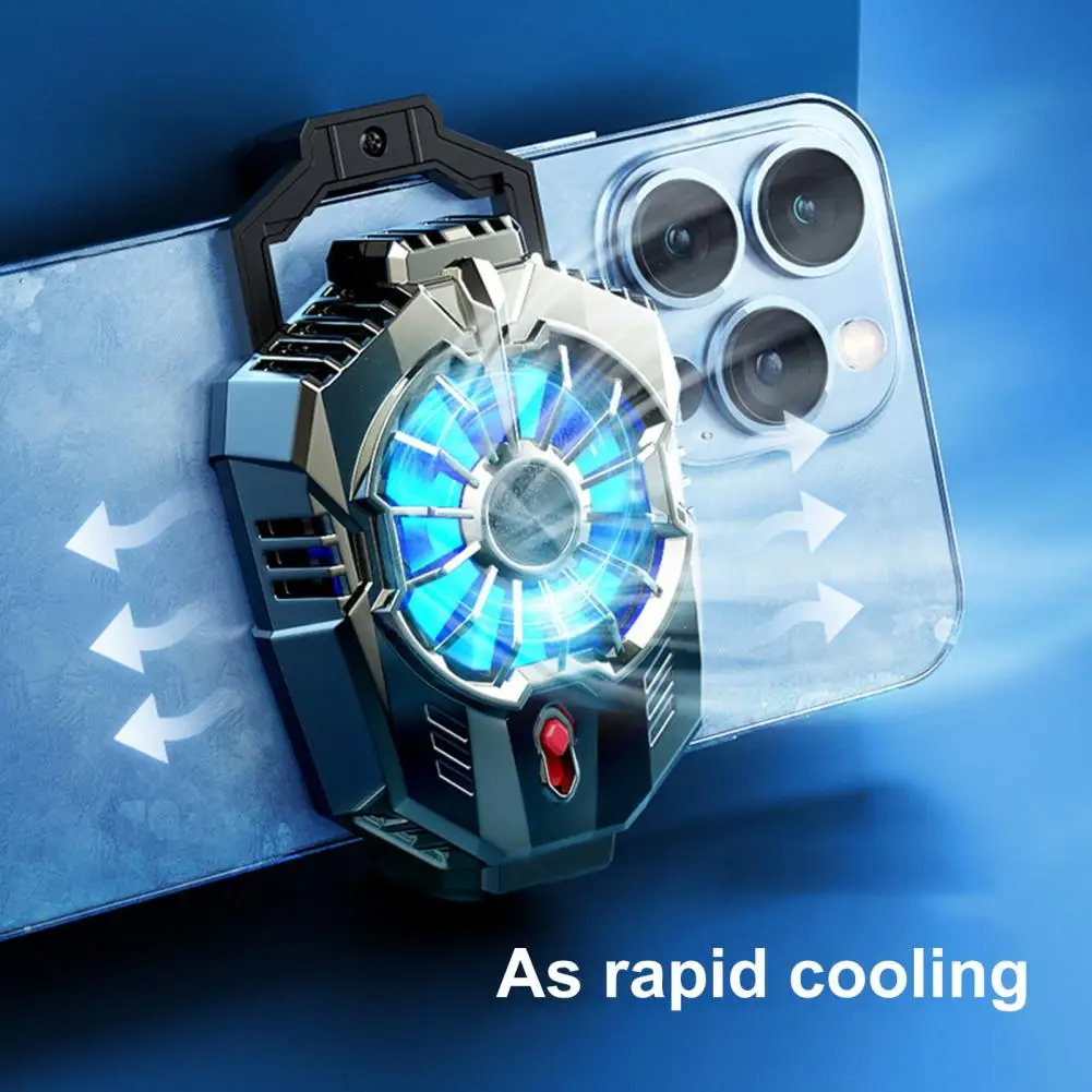 X20 Practical Phone Back Radiator Plug Play Semiconductors Easy to Carry Phone Cooler Rapid Cooling