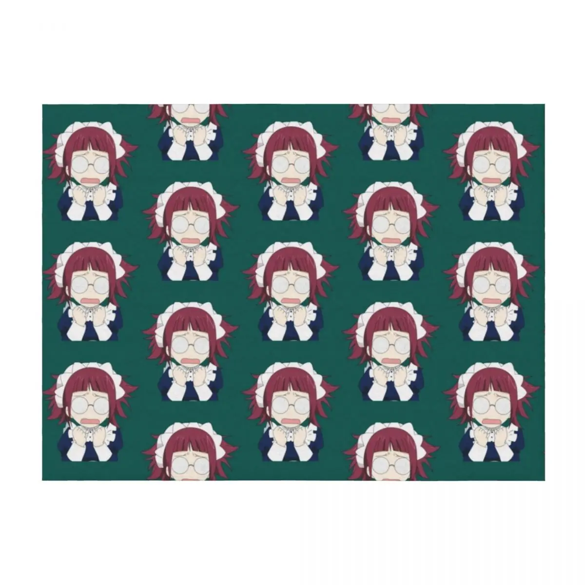 

Mei rin kawaii black butler Throw Blanket Decorative Sofas for sofa christmas gifts Flannels Blankets