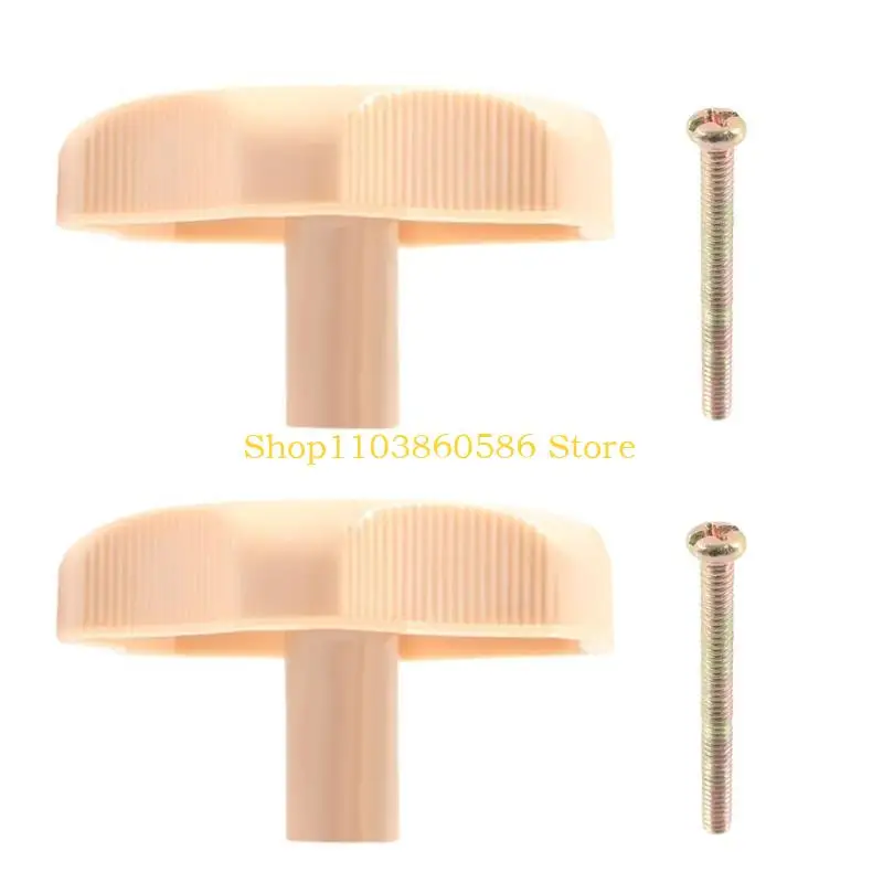 

242A RVs Window and Vent Knob with 1Inch Shaft Bolt Included 2-1/4Inch Diameter Latches Knob Replacement Knob for Trailer