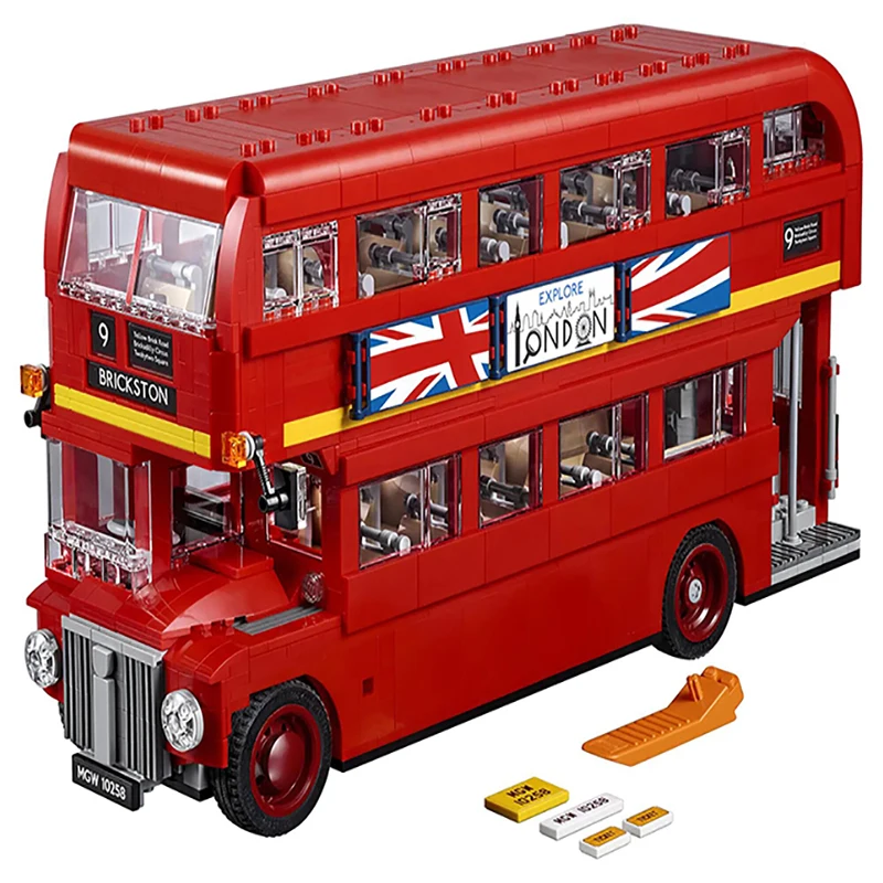 1686PCS Double Decker Bus Building Blocks Bricks Toys Birthday Chrismas Gifts Kit Compatible 10258 21045 IN STOCK