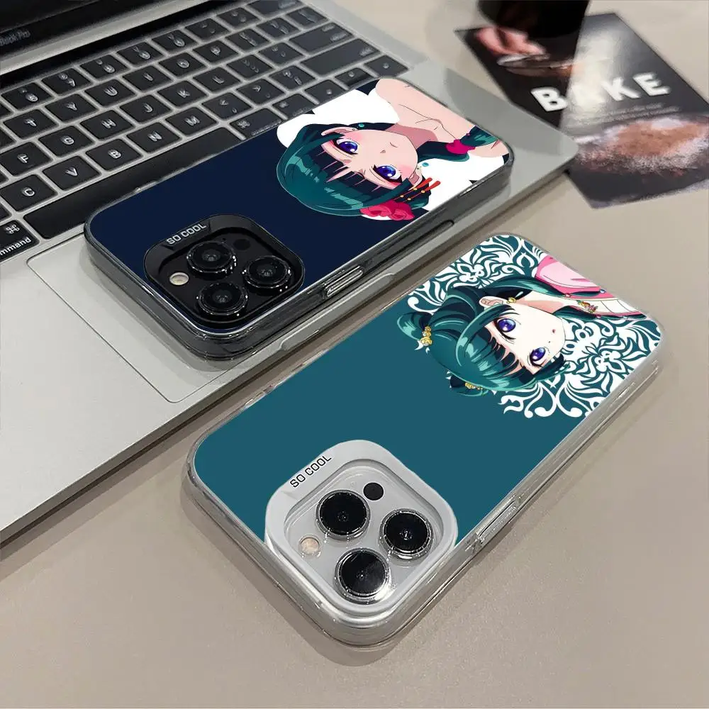 

Чехол для телефона Diaries Kusuriya Maomao для iPhone 17, 16, 15, 14, 13, 12, 11 X XR XS 8 7 Pro Max Plus, полупрозрачный цветной защитный роскошный роскошный