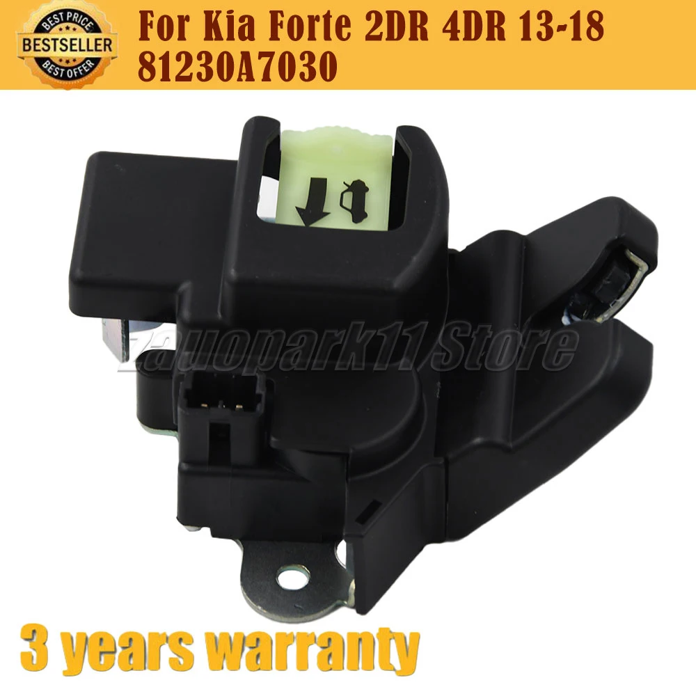 Car Latch Lock Assy Trunk Lid 81230A7030 for Kia Forte 2DR 4DR 2013-2018 with Keyless Entry 81230-A7030