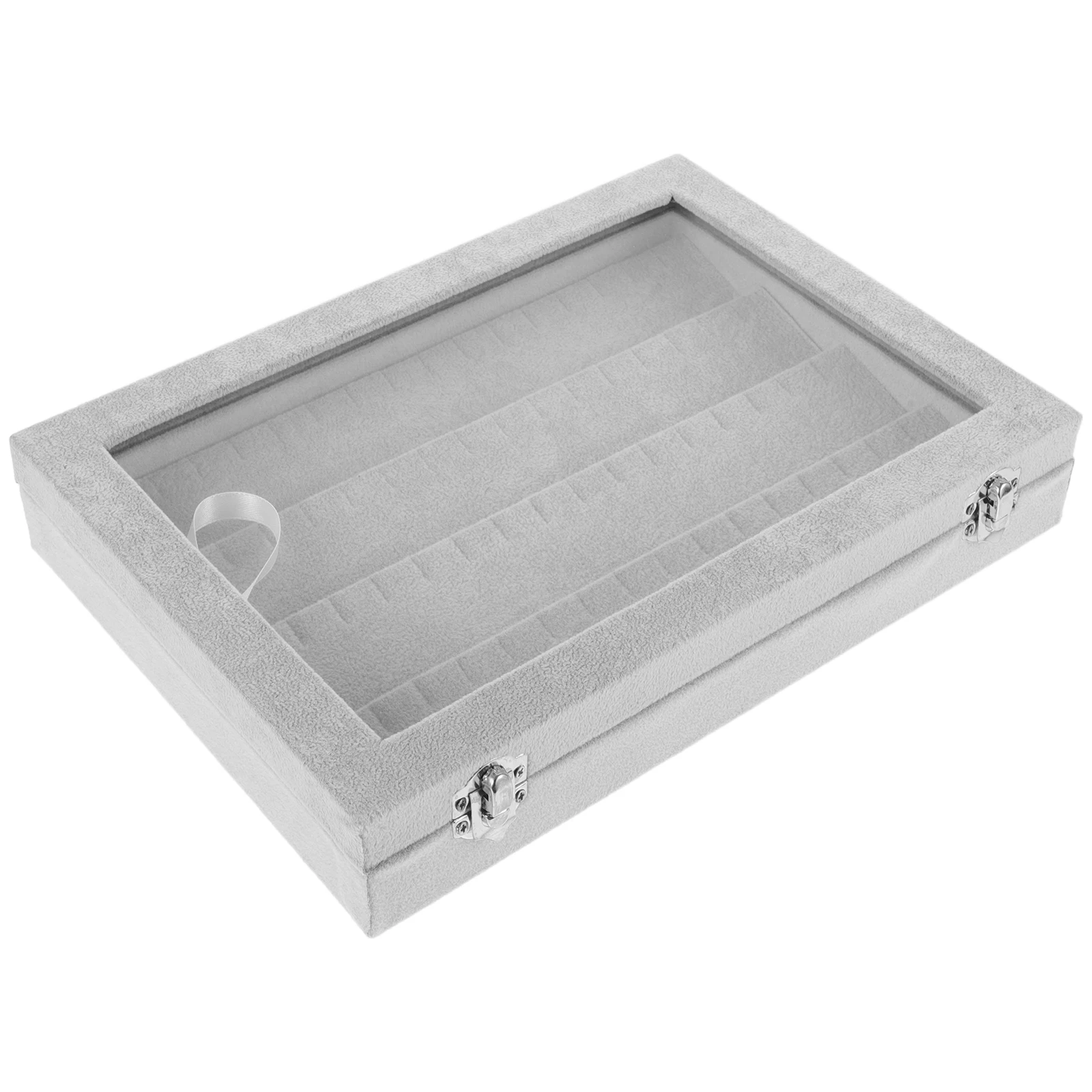 

Medal Storage Box Clear Lid ganizer Large Capacity for Pins Badges Jewelry Display Case Collectibles Holder Compact Size