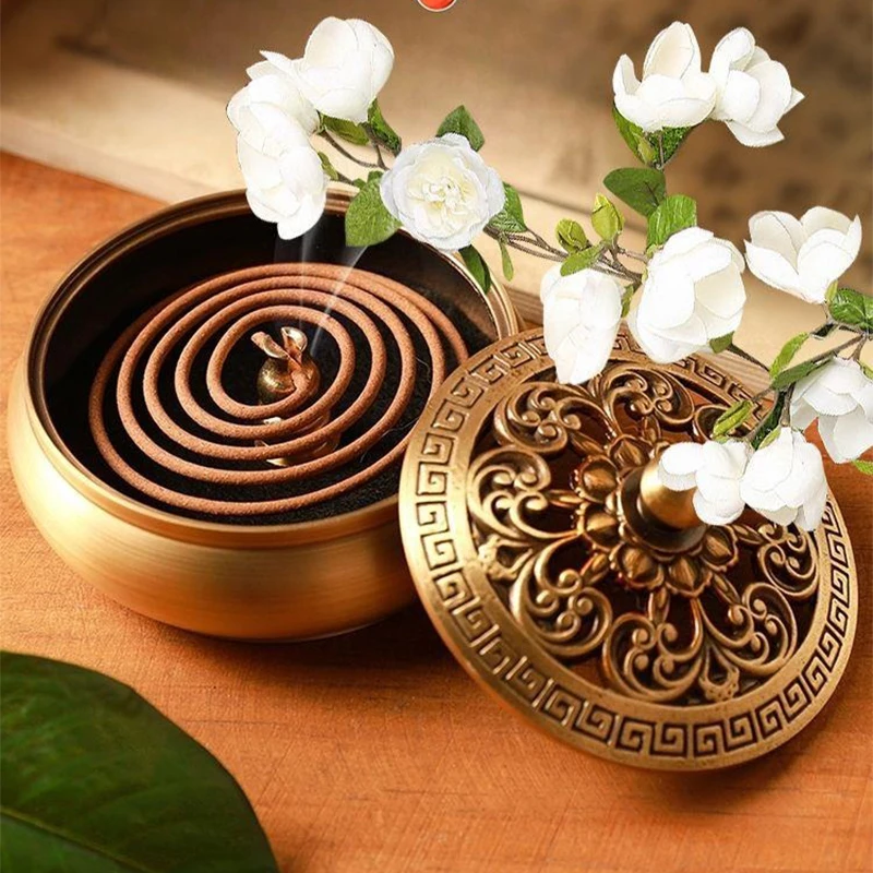 Natural Gardenia Fragrance Room Sandalwood Fragrance Incense Plate Home Use Indoor Bedroom Long-lasting Fragrance Deodorization