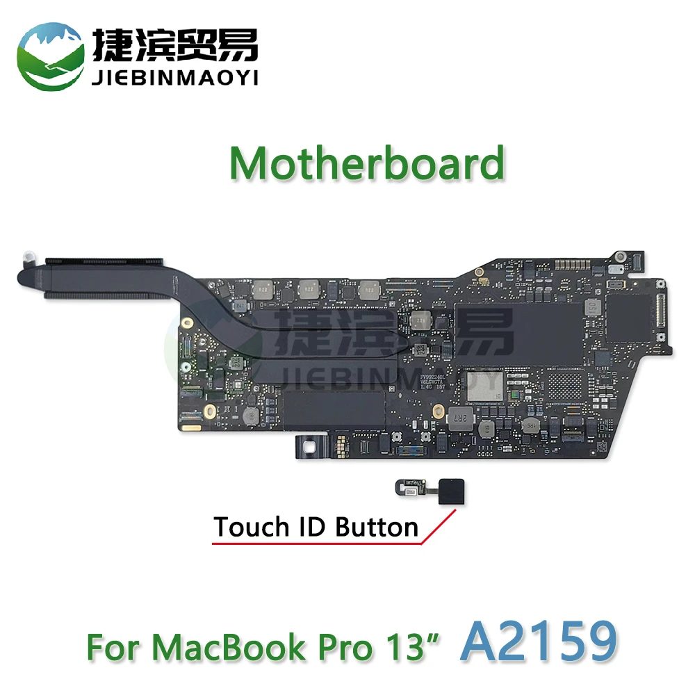 

Original A2159 Logic Board For MacBook Pro 13" A2159 Motherboard 8GB 128GB 256GB 1.4GHz i5 820-01598-A EMC 3301 2019 Year