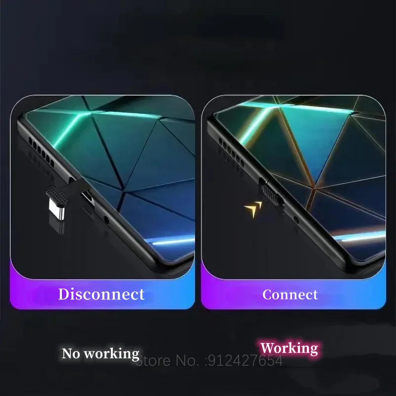 Machine PCBA Design LED Light Phone Case For Xiaomi Redmi Note 8 9 10 10s 11 12 Mi 11T POCO X3 NFC X5 Pro F4 Flash Glass Cover