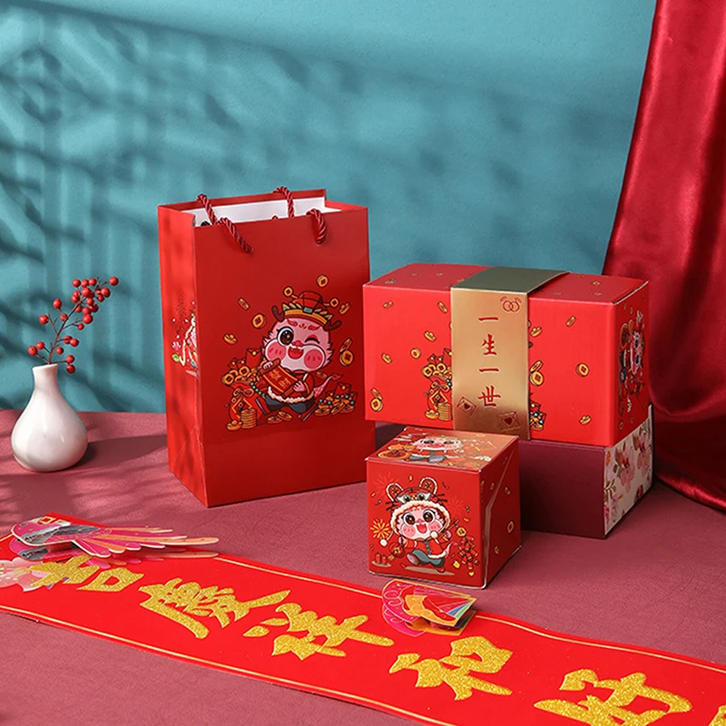 10pcs Surprise Bouncing Gift Boxes Money Explosion Gift Box For Holding Cash New Year Gift For Relatives And Friends