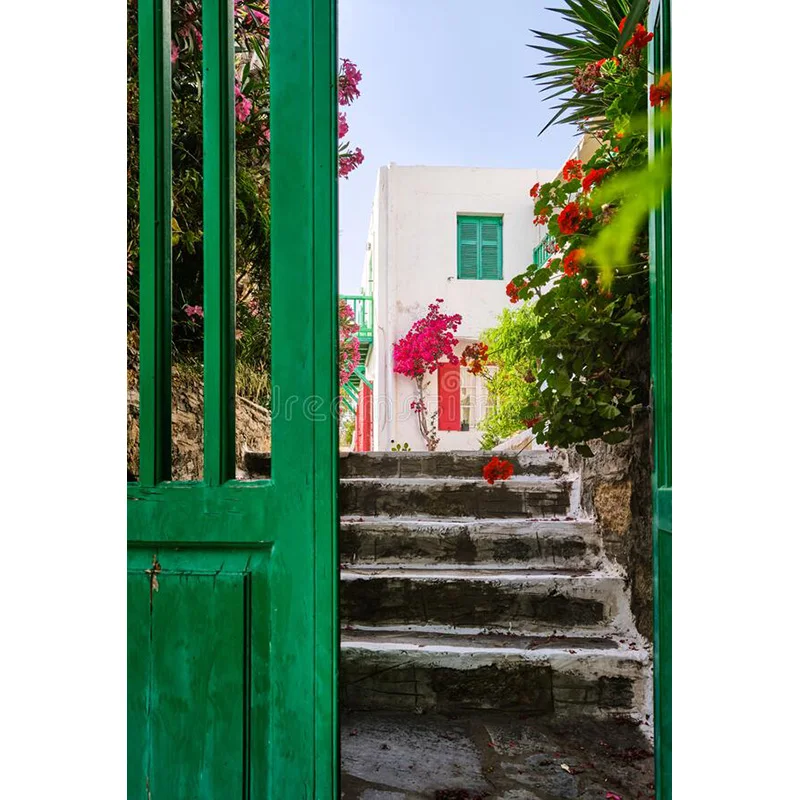 SHENGYONGBAO Европейский стиль ретро уличный морской пейзаж свадебные фотографии для новорожденных и домашних животных