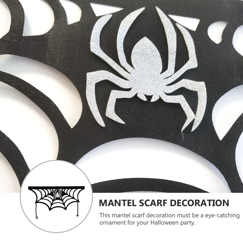 

Хэллоуин Камин Камин Шарф Паутина Чехол Хэллоуин Вечеринка Украшения Дом с Привидениями Камин Камин Шарф