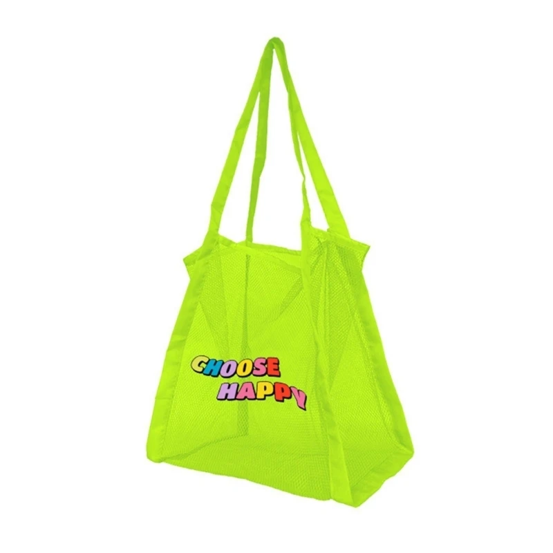 P9FC Mesh Sand Sifter Bag Oversized Beach Organizers Suitable for Ocean Sunscreen Drinks Water Resistant Fabric
