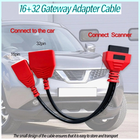 For Nissan/Renault/Dacia Gateway Cable Adding Key No Need Password Security Gateway Adapter Nissan 16+32 Sylphy OBD2 16pin