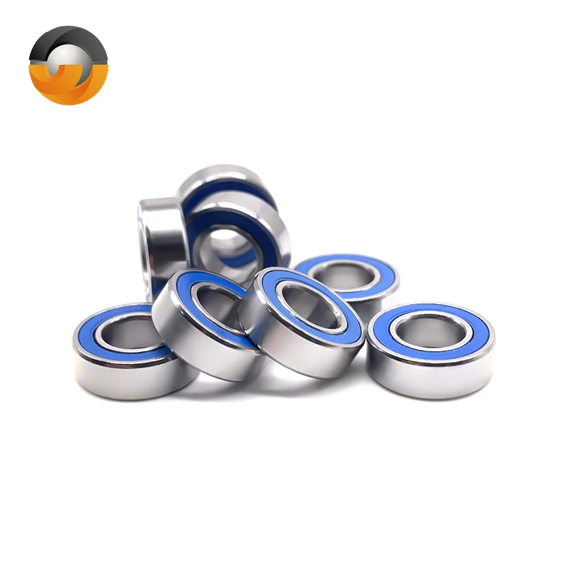 10pcs MR126RS Bearing 6x12x4mm ABEC-7 Hobby Electric RC Car Truck MR126 RS 2RS Ball Bearings MR126-2RS Blue Sealed