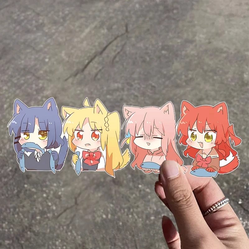 

1 шт., кавайная аниме, наклейка на мотоцикл, виниловая наклейка для мотоцикла, передний обтекатель, боковая панель, окно автомобиля, электрический скутер, ноутбук