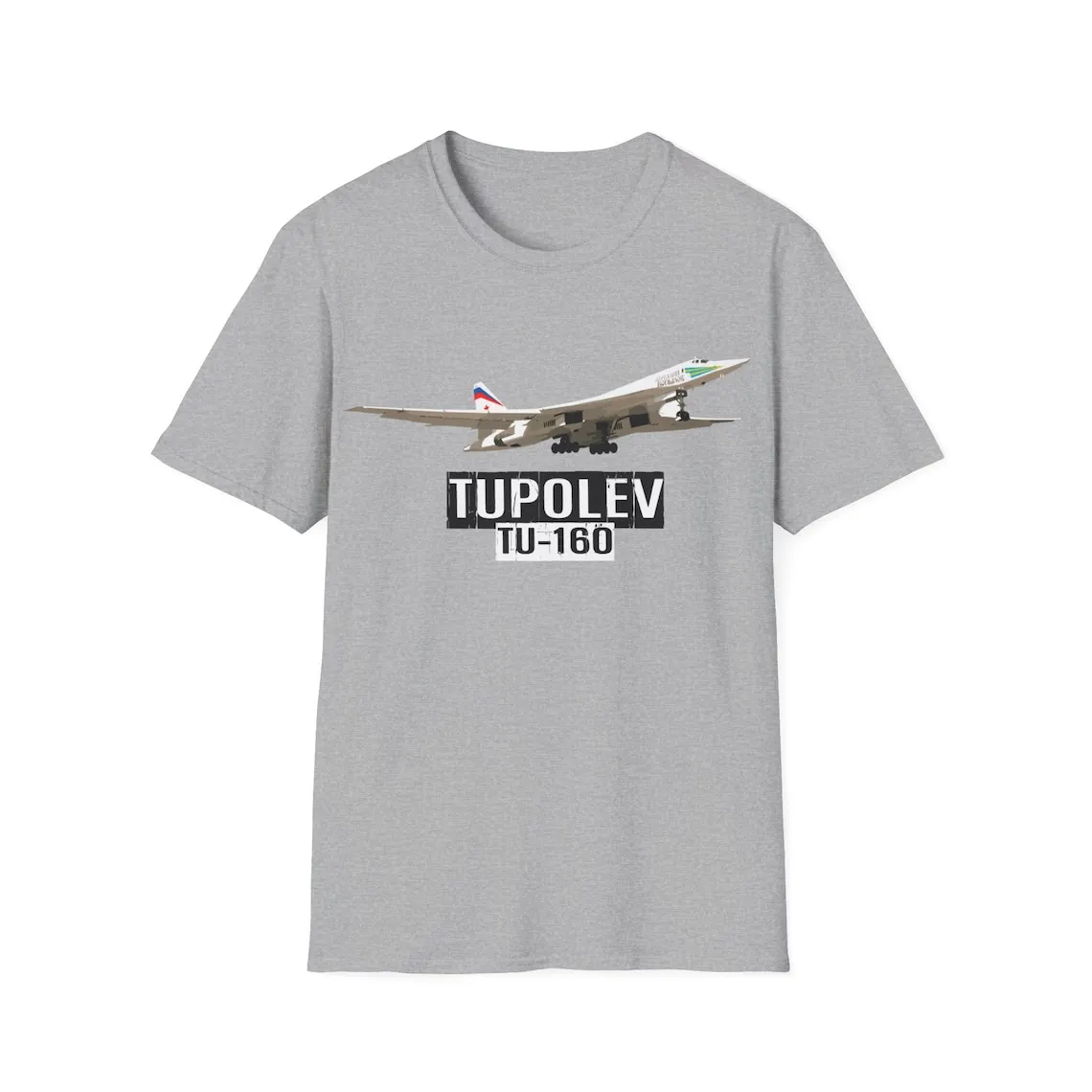 Russian Air Force Tupolev Tu-160 Heavy Strategic Bomber T-Shirt 100% Cotton O-Neck Short Sleeve Casual Mens T-shirt Size S-3XL