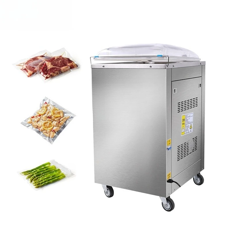 Automatic Food and Fruit Storage Retail Business Market Plastic Vacuum Bags Sealed Packaging Single Room