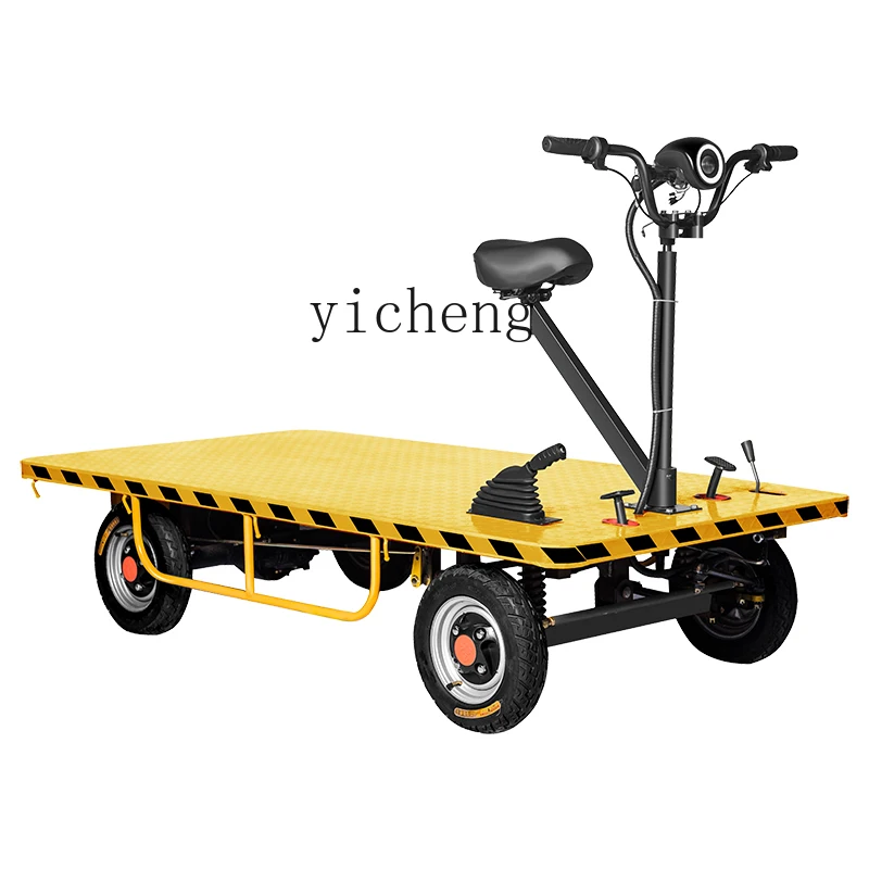 

TQH electric flatbed truck, four-wheeled truck, battery transporter, reverse trolley, storage and logistics vehicle