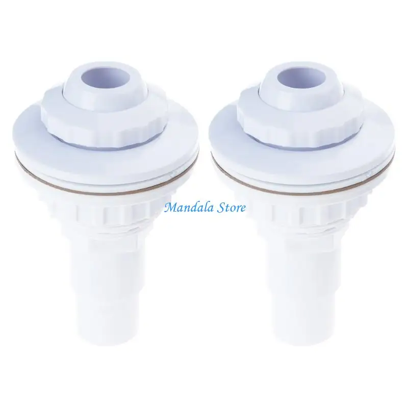 U2JC 2pcs Complete Pool Nozzle Attachments Pool Jets Nozzle Set Swimming Pool Replacement Inlet Nozzles for Swimming Pool