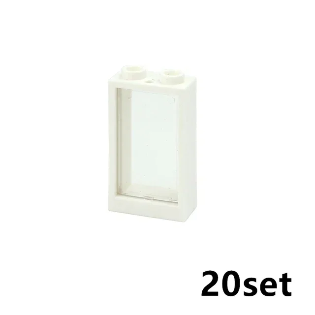 MOC Stadt Freunde Haus Teile Zaun Treppen Leiter Tor Bausteine Tür Fenster Figuren Garten Leduo DIY Zubehör Ziegel