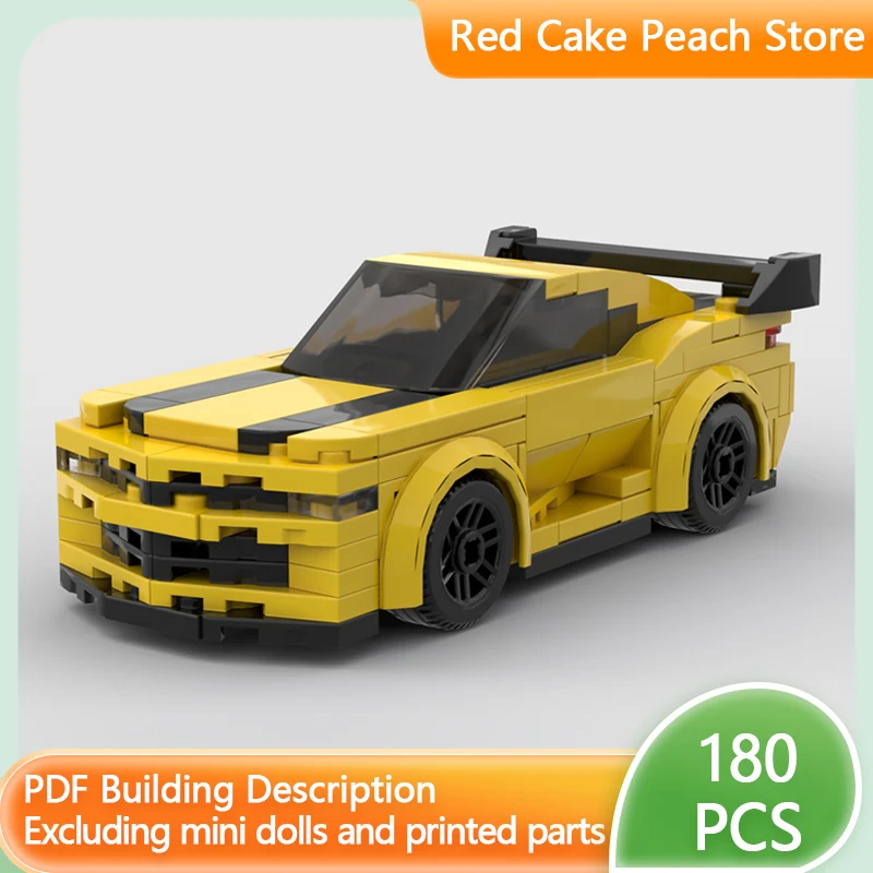 

Popular Movie Model MOC Building Bricks Classic American Muscle Car Modular Technology Children Holiday Gifts Assemble Toys Suit