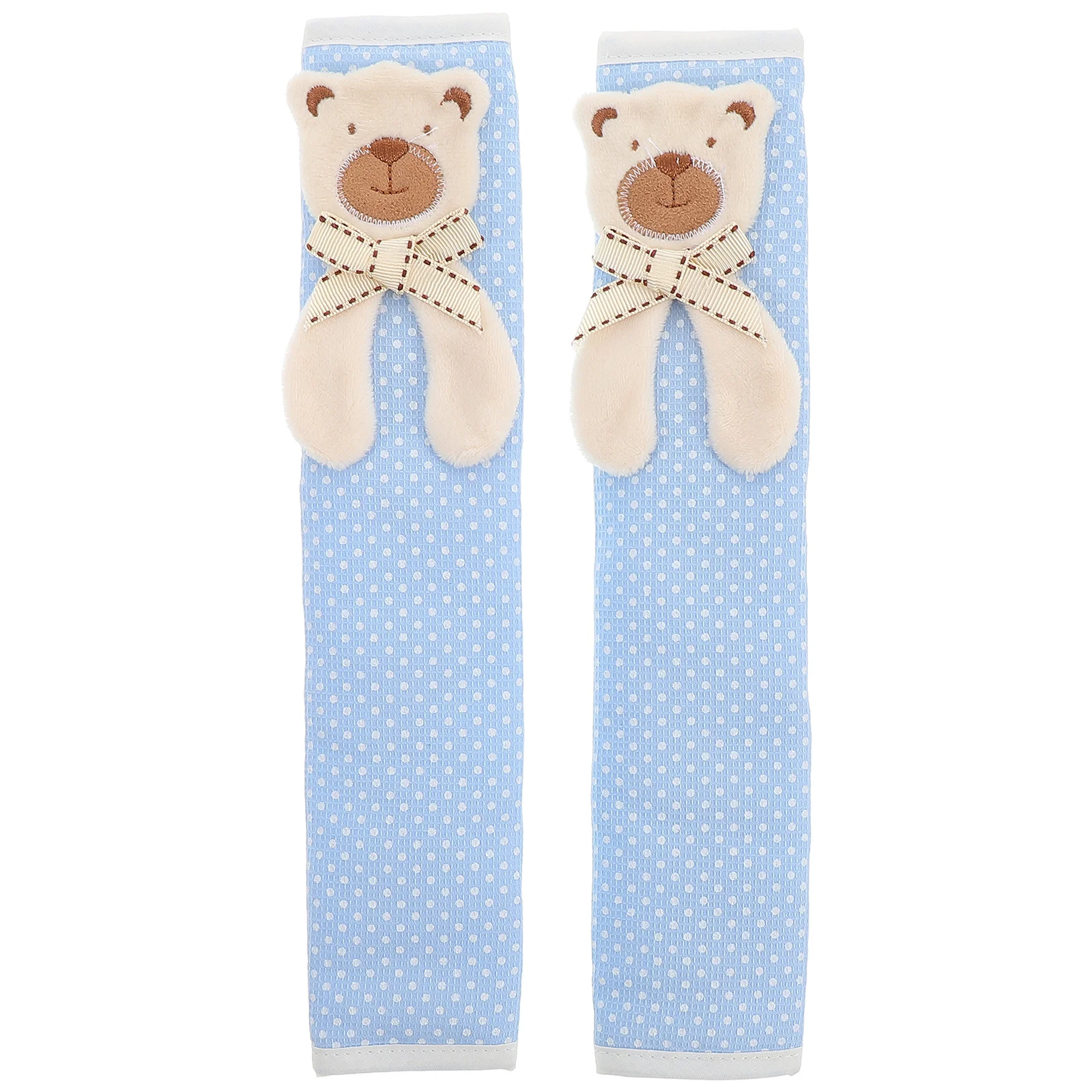 

2pcs Cute Bear Fridge Handle Covers Korean Cotton Soft Refrigerator Door Handle Protectors For Double Door Fridge Oven Microwave