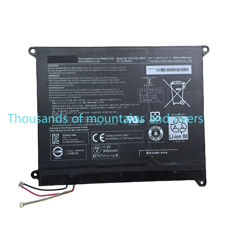 

PA5214U-1BRS PA5214U Laptop Battery For Toshiba Portege Z20T-B Z20T-C 11.4V 36Wh WT20-B Notebook computer