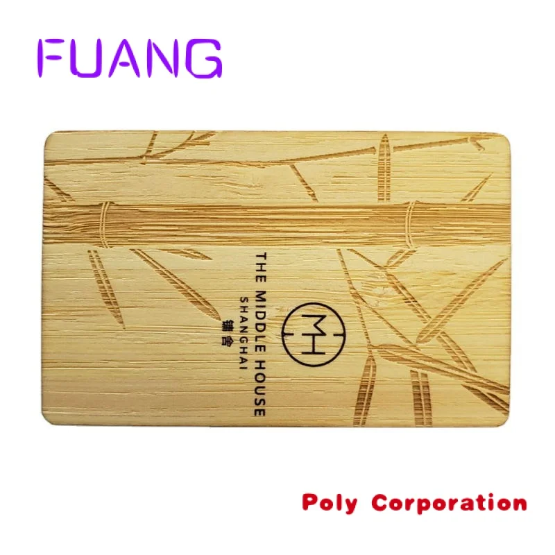 

Custom Eco friendly Bamboo wooden RFID hotel key card