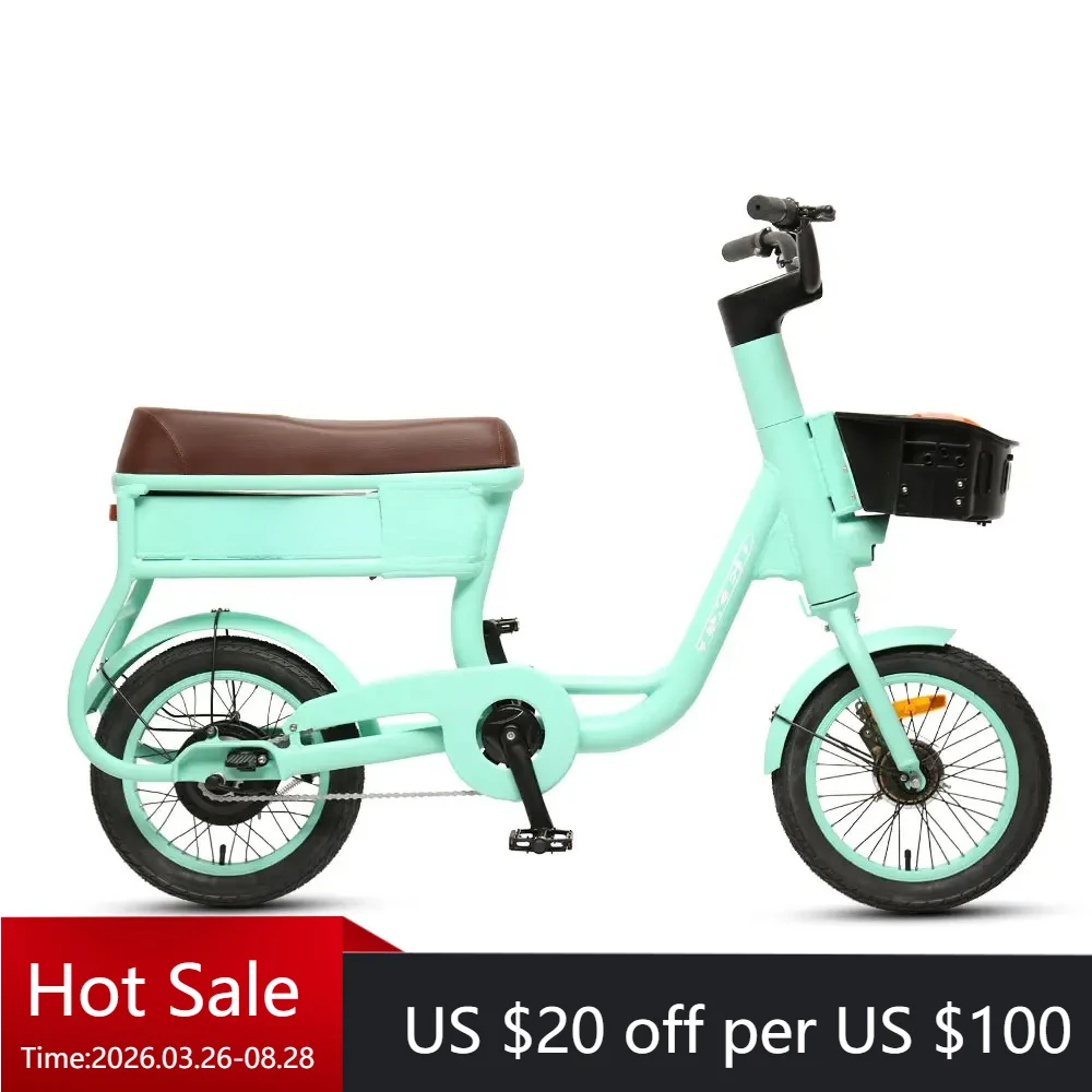 

TC TXED factory direct sales single speed 48V 500 watts rear motor sharing Ebike long seat sharing electric bicycle