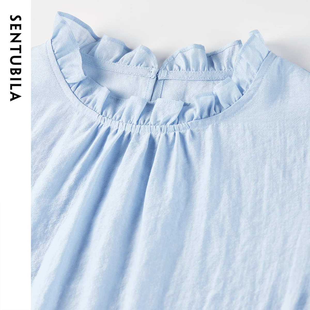 SENTUBILA Women's Suit 3 Piece Formal Jacket Vest Trouser Female Business Work Wear Set  Ruffle Pullover Blazer Set 153ZA1930