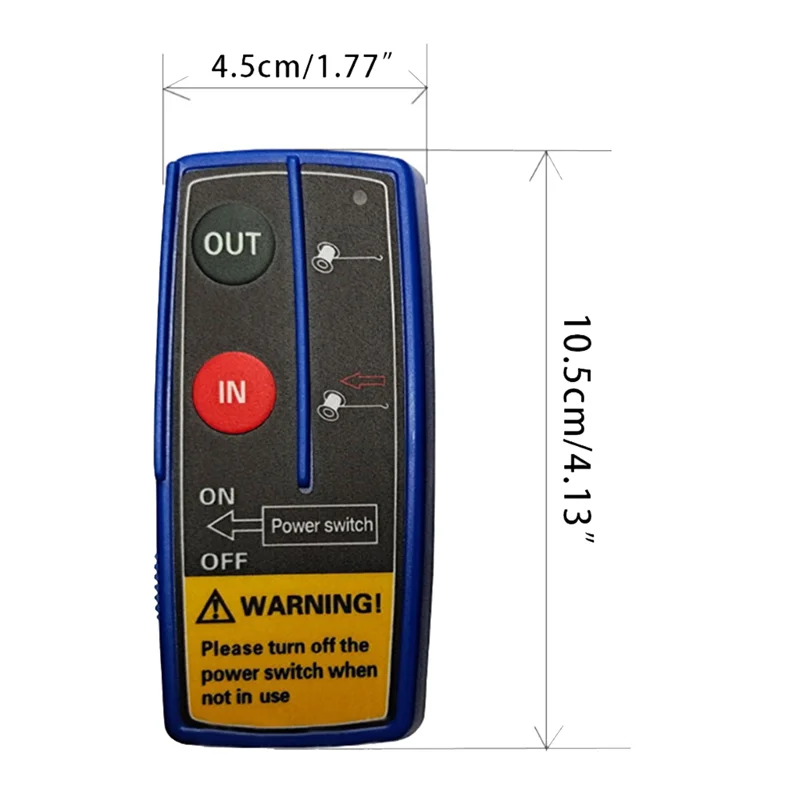 Imagem -06 - Recuperação Universal sem Fio Guincho Elétrico Digital Controle Remoto para Atv Carro Barco Controlador de Interruptor Monofone 24v 12v