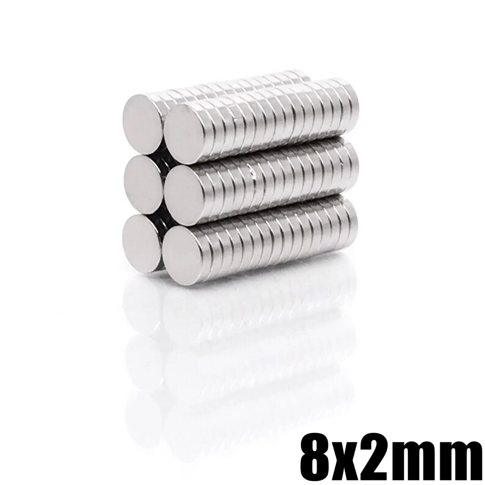 20-2000Pcs 8x2 mm N35 Neodymium Super Strong Magnet 8mmx2mm Permanent Round Magnet 8x2mm Powerful Magnetic Disc Magnet 8*2mm