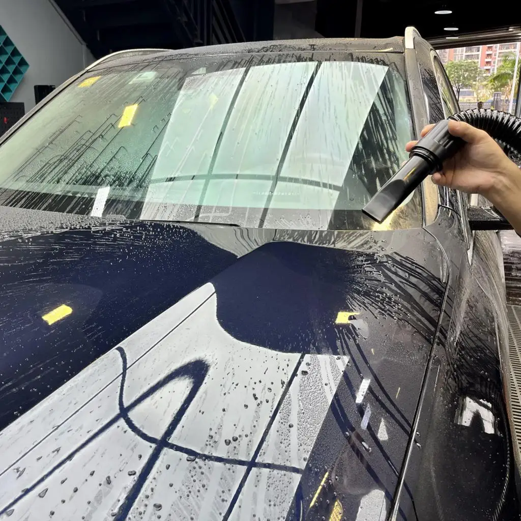 مجفف سيارات من XPOWER متعدد الأغراض مع منفاخ كهربائي مضخة هواء منفضة هواء أسود مضغوط منظف سيارات منفضة هواء منزلي