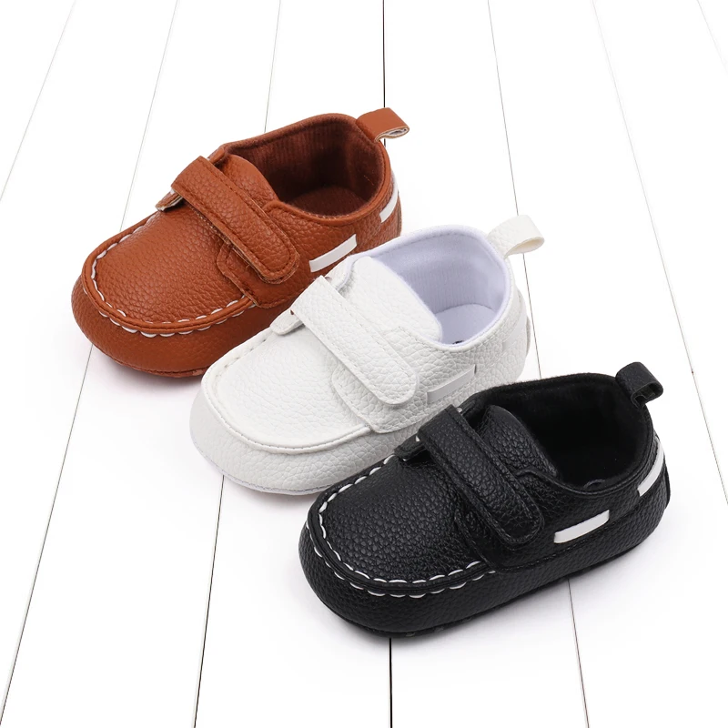 Spring and Autumn New Style Baby Shoes 0-1 Year Old Infant Shoes British Style Soft Sole Baby Learning Shoes Formal Shoes