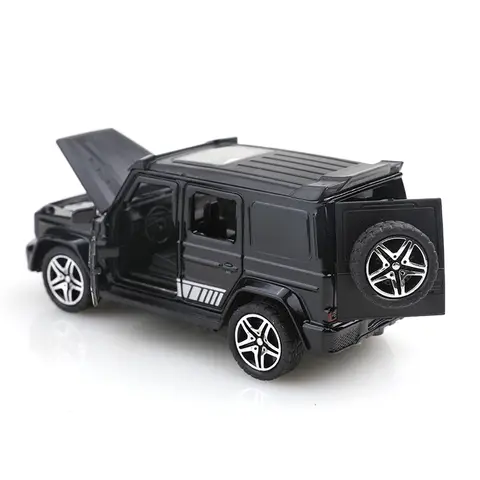 (Bagged) 1/36 scale alloy off-road SUV four-door replica G-Class pullback toy car, die-cast metal, boy's toy, powerful pullback.