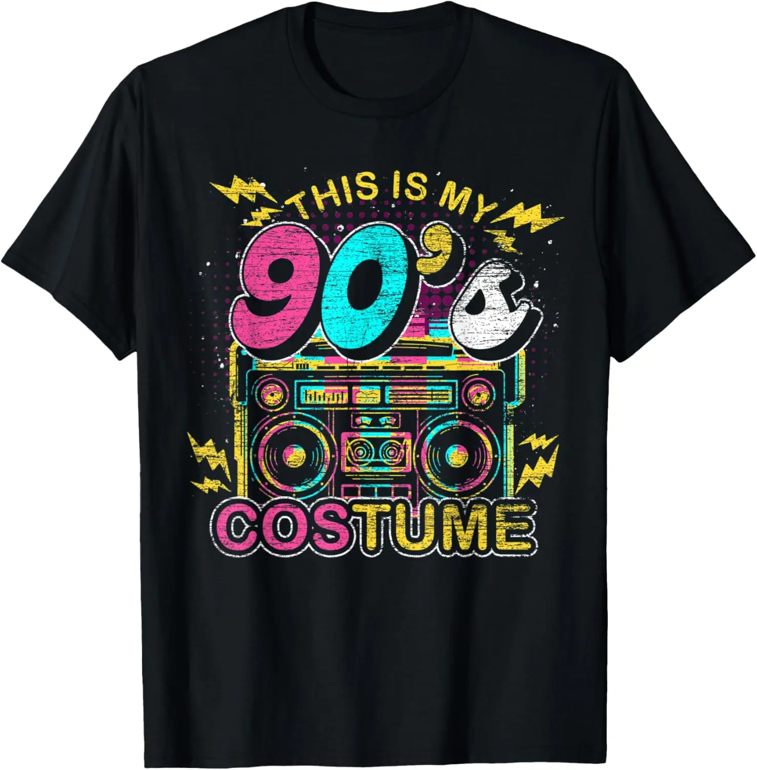 Nineties CD Player 1990 Generation Theme Party Costume 90s T-Shirt