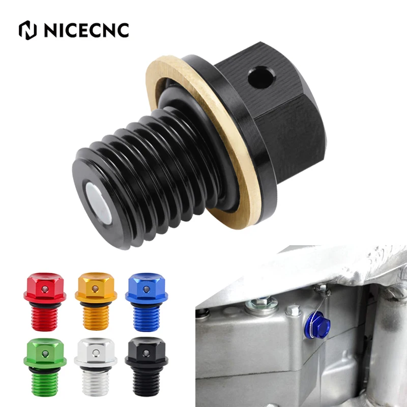 

Винт NICECNC M12xP1.5 с заглушкой для слива масла для Kawasaki KLX150S KLX125 KLX110/L NINJA 250 400 250R 600R 1000 Z1000 Honda Yamaha