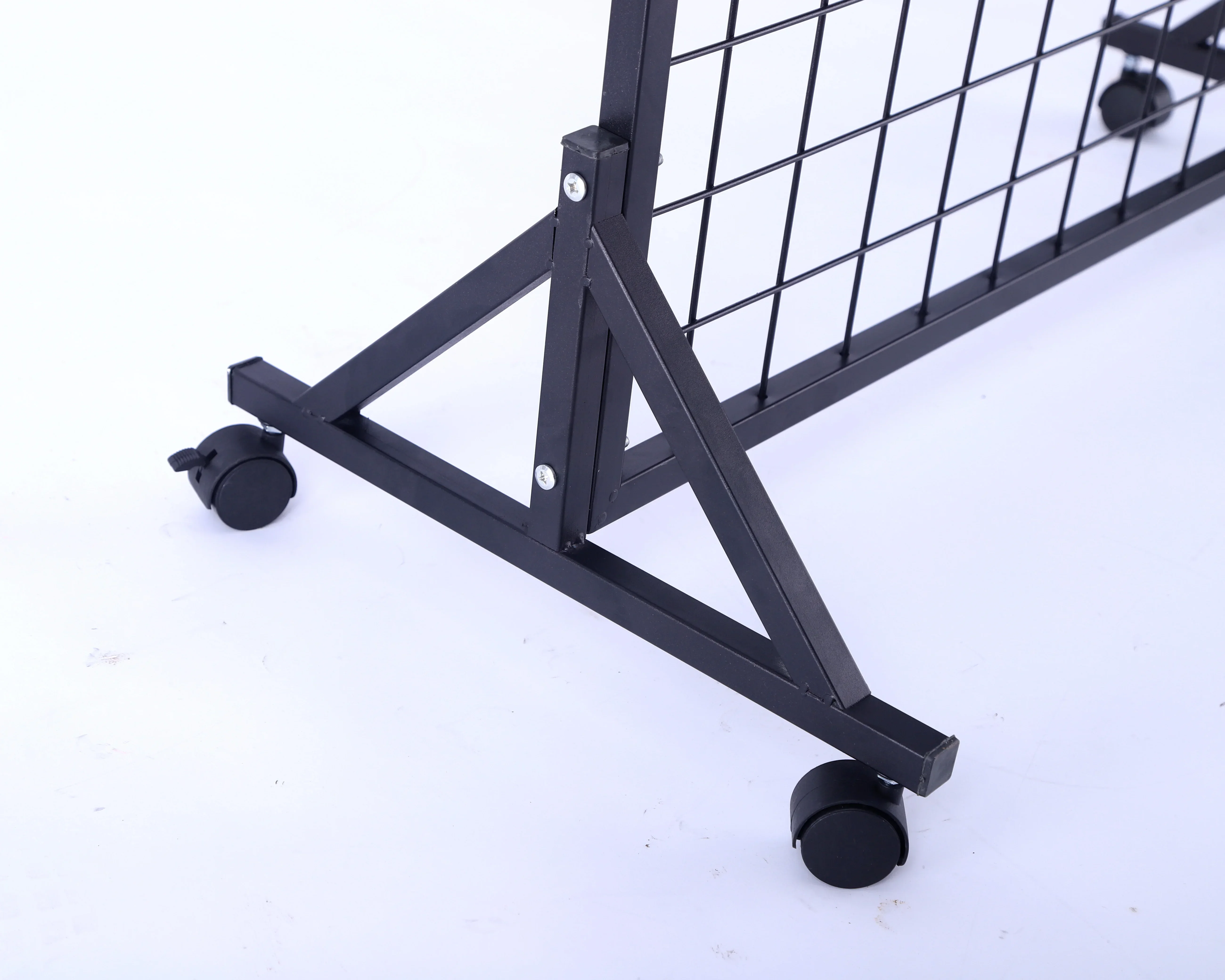 Customized shelves iron grid rack barbed wire display grid kindergarten works shelf storage wrought iron grid hook