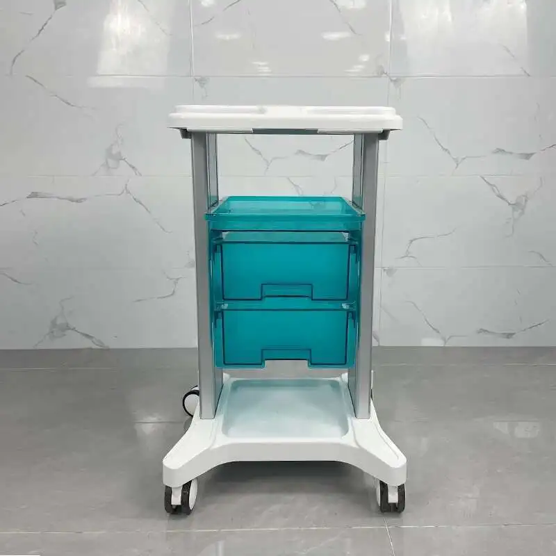 

Beautify Instrument Trolley Cart Medical Manicure Tattoo Utility Salon Trolley Storage Shelf Salon Furniture Kosmetik Wagen FYST