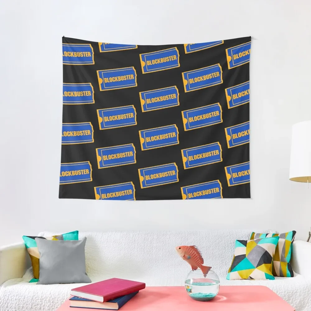 Blockbuster Logo Tapestry Aesthetic Decoration Outdoor Decoration Tapestry