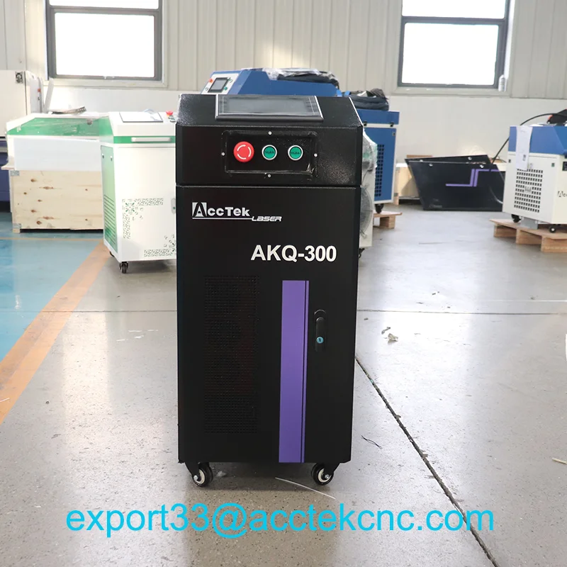 Laserowa farba antykorozyjna do czyszczenia drewna i metalu Laserowe maszyny czyszczące Środek do usuwania rdzy 300W 500W 1000W Ręczny środek do usuwania rdzy