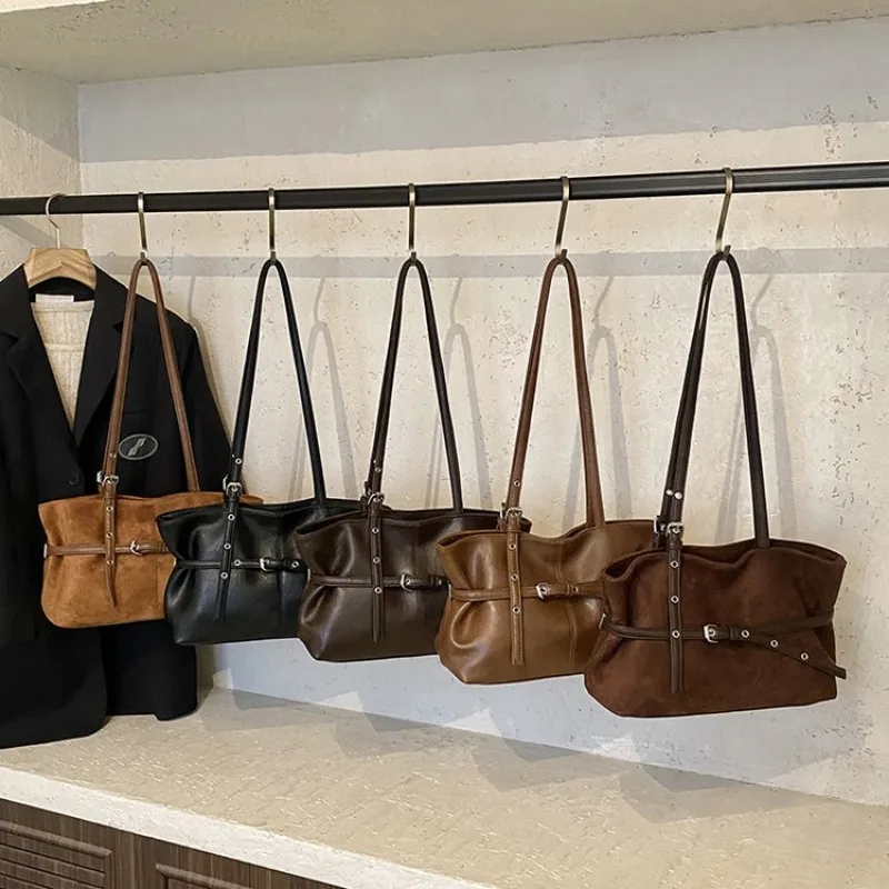 

Шикарная минималистичная сумка через плечо в стиле Майяра в форме ракушки, новинка 2025 года, изысканная модель